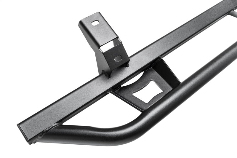 N-Fab Trail Slider Steps 2020 Jeep Wrangler Gladiator JT 4 Door All Beds - SRW - Textured Black Body Armor & Rock Rails N-Fab