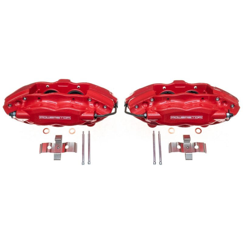 Power Stop 05-10 Chrysler 300 Rear Red Calipers w/o Brackets - Pair Brake Calipers - Perf PowerStop