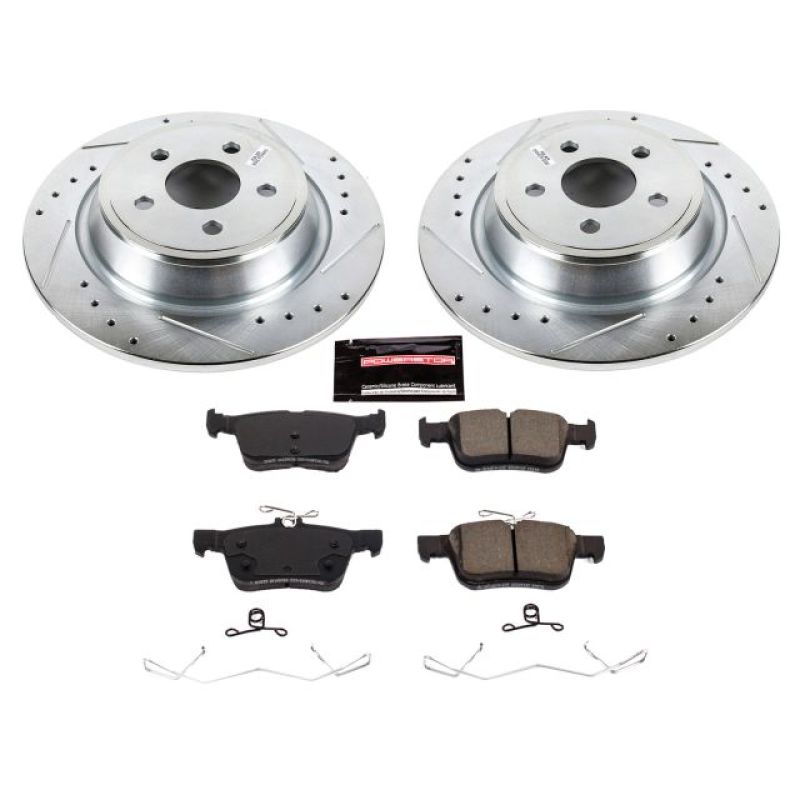 Power Stop 17-18 Lincoln Continental Rear Z23 Evolution Sport Brake Kit Brake Kits - Performance D&S PowerStop