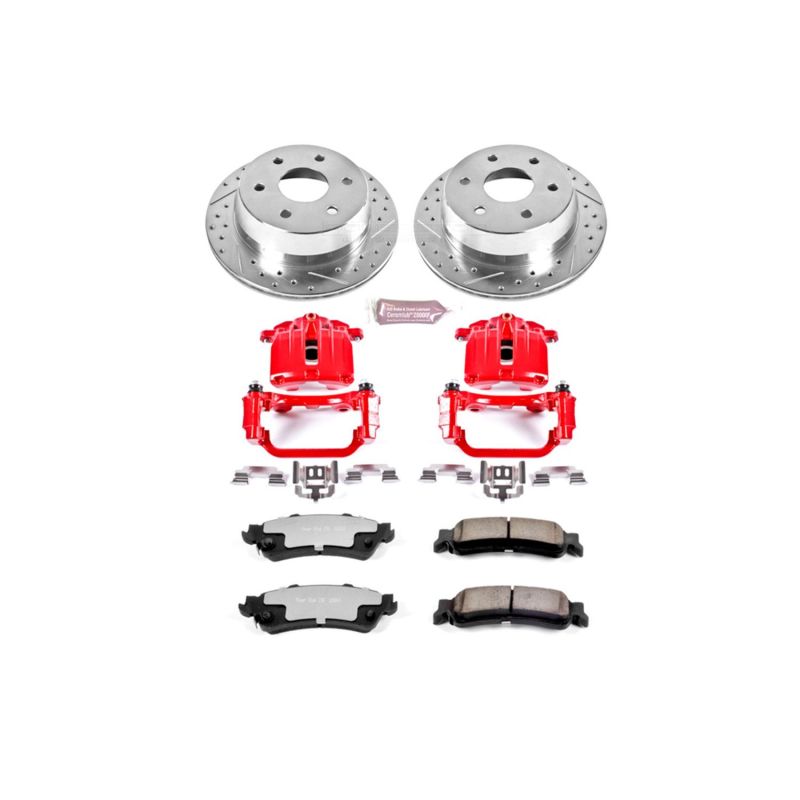 Power Stop 03-05 Chevrolet Astro Rear Z36 Truck & Tow Brake Kit w/Calipers Brake Kits - Performance D&S PowerStop
