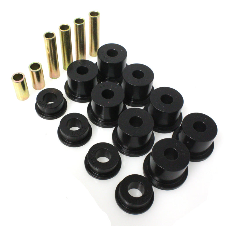 Energy Suspension 80-98 Ford F250/F350 4WD w/ 2 inch ID Black Front Spring Bushing Set Bushing Kits Energy Suspension