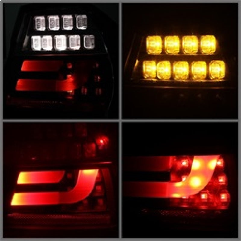 Spyder BMW E90 3-Series 06-08 4Dr LED Indicator LED Tail Lights Blk ALT-YD-BE9006-LBLED-G2-BK Tail Lights SPYDER
