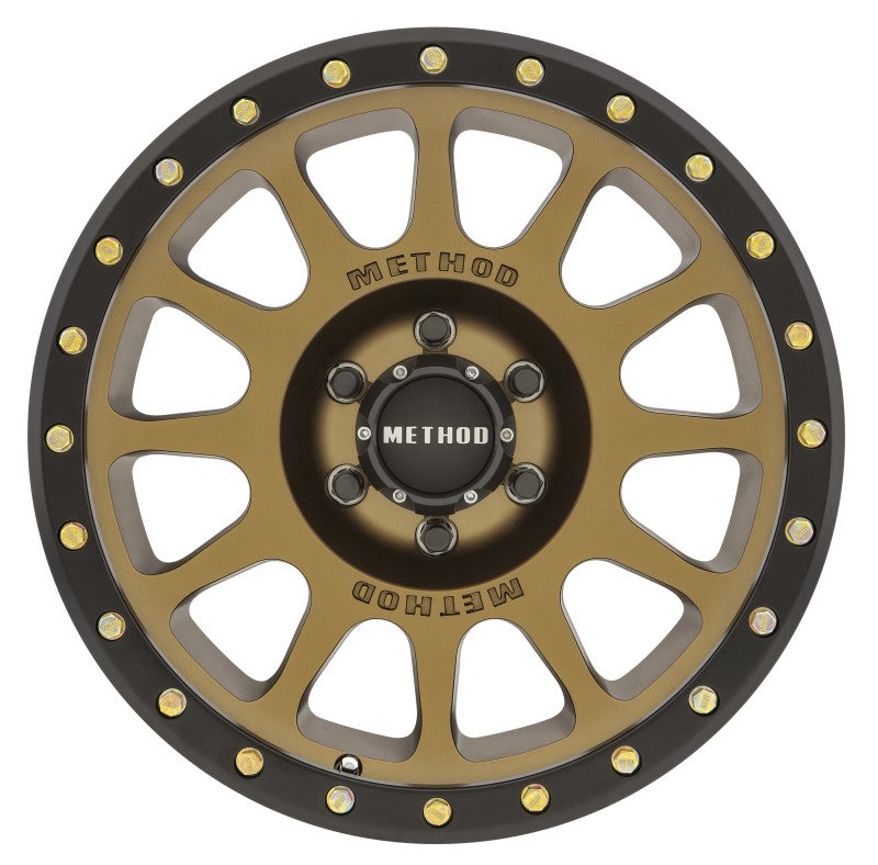 Method MR305 NV 18x9 0mm Offset 6x5.5 108mm CB Method Bronze/Black Street Loc Wheel Wheels - Cast Method Wheels