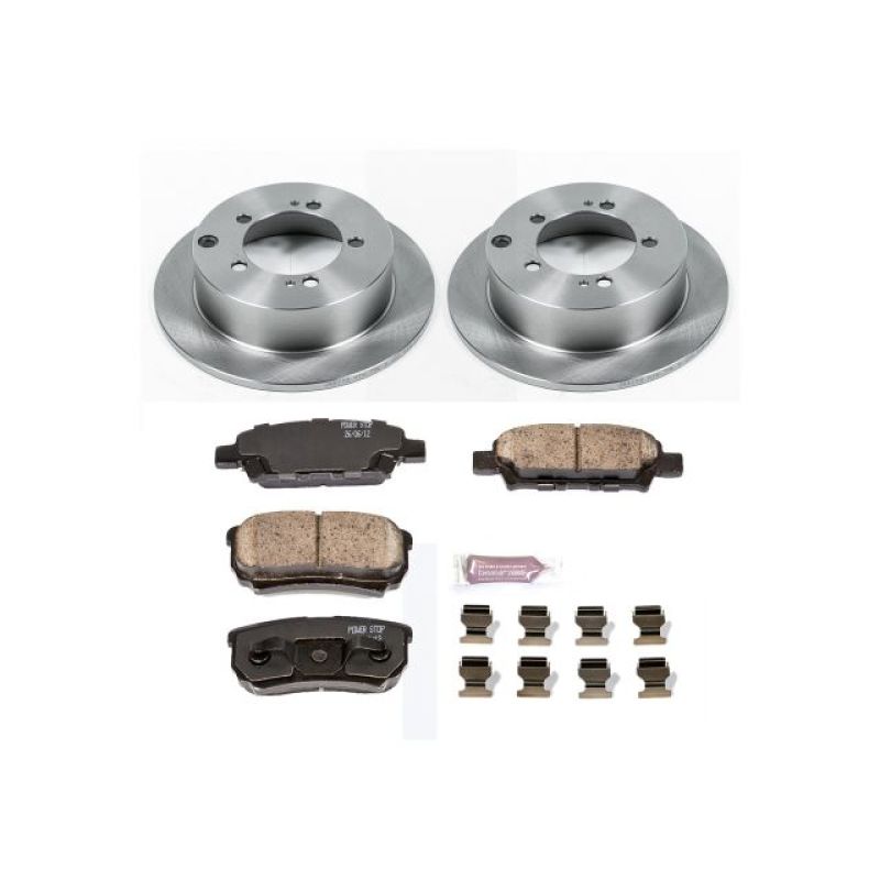 Power Stop 04-06 Mitsubishi Lancer Rear Autospecialty Brake Kit Brake Kits - OE PowerStop