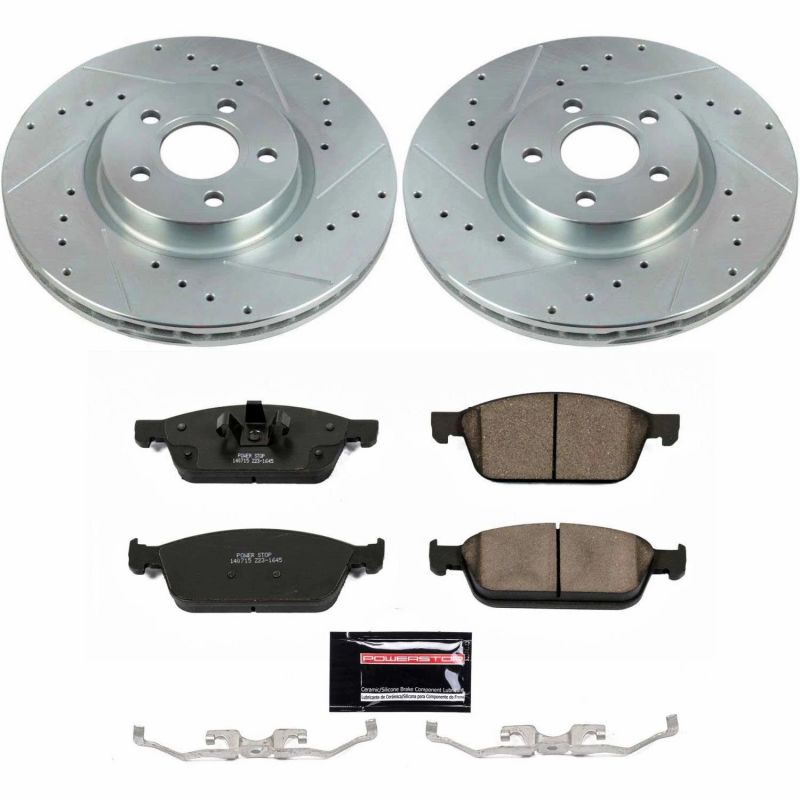 Power Stop 18-19 Ford Transit Connect Front Z23 Evolution Sport Brake Kit Brake Kits - Performance D&S PowerStop