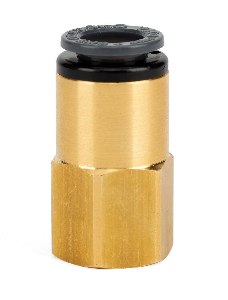 Air Lift Straight Female - 1/4in FNPT X 3/8in PTC - DOT - SMC# KV2F11-35 Fittings Air Lift