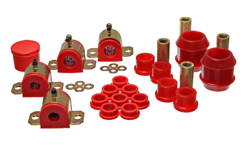 Energy Suspension 00-05 Toyota Celica Red Hyper-Flex Master Bushing Set Bushing Kits Energy Suspension