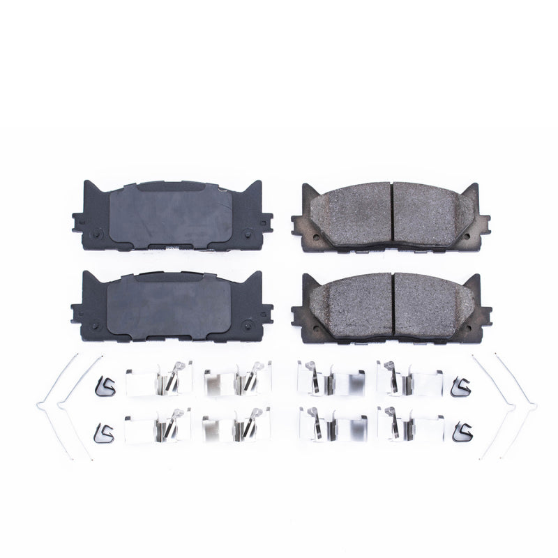 Power Stop 13-18 Lexus ES300h Front Z17 Evolution Ceramic Brake Pads w/Hardware Brake Pads - OE PowerStop