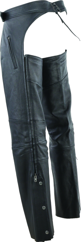 Kuryakyn Leather By River Road Longhaul Leather Chaps Black - Large Pants Kuryakyn