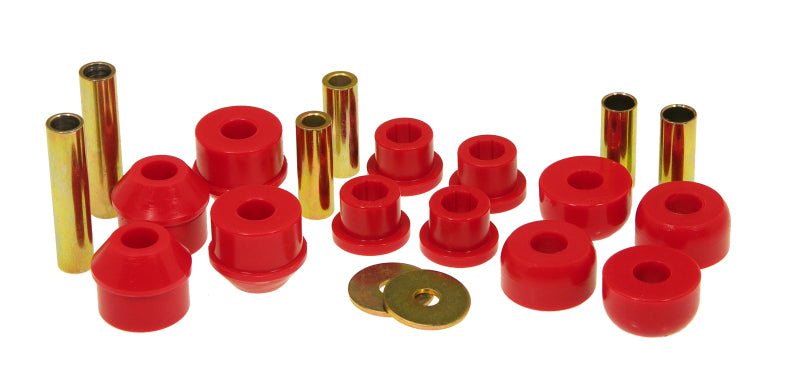 Prothane 91-95 Toyota MR2 Front Control Arm Bushings (w/ Strut Rod Bushings) - Red Bushing Kits Prothane