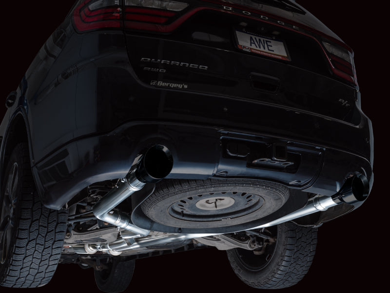 AWE Tuning 11-24 Dodge Durango 5.7L Track Edition Exhaust w/ Diamond Black Tips Catback AWE Tuning