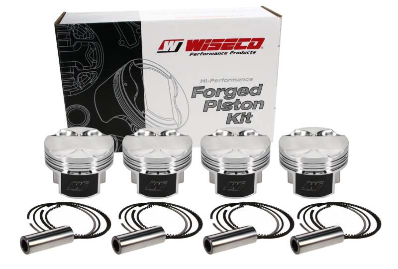 Wiseco Mitsubishi EVO 10 4B11-T 2008+ -4.5cc Piston Shelf Stock Kit Piston Sets - Forged - 4cyl Wiseco