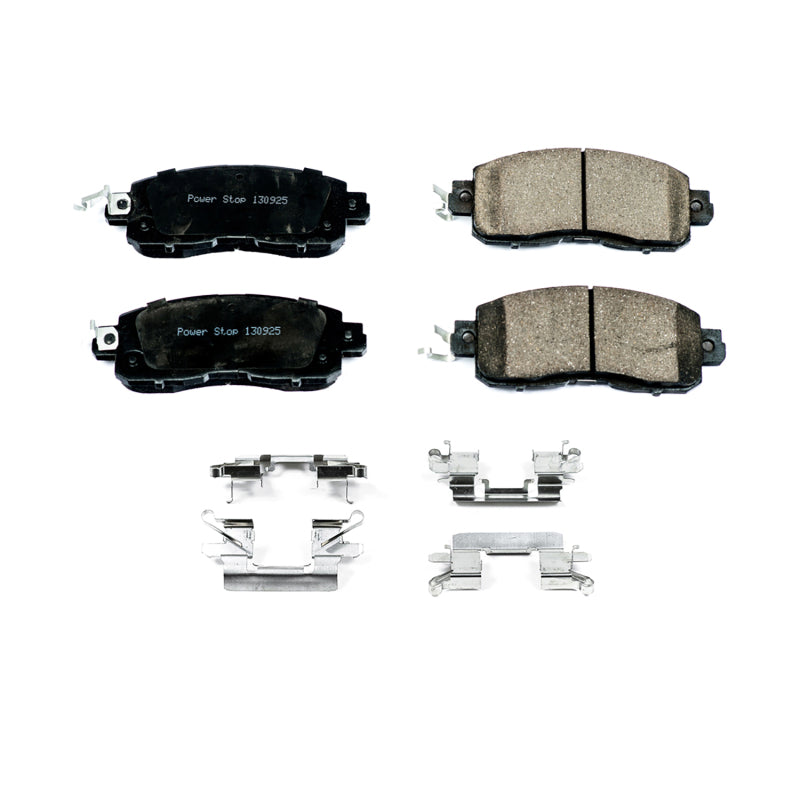 Power Stop 13-19 Nissan Altima Front Z17 Evolution Ceramic Brake Pads w/Hardware Brake Pads - OE PowerStop