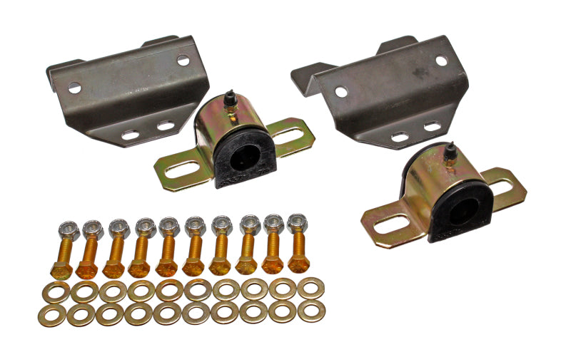 Energy Suspension 67-72 Dodge Dart / 65-69 Charger Black 15/16in Greaseable Bushing Adapter Kit Sway Bar Bushings Energy Suspension
