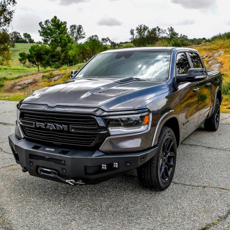 Westin 19-24 Dodge Ram 1500(Excl Classic) Pro-Series Front Bumper - Textured Black Bumpers - Steel Westin