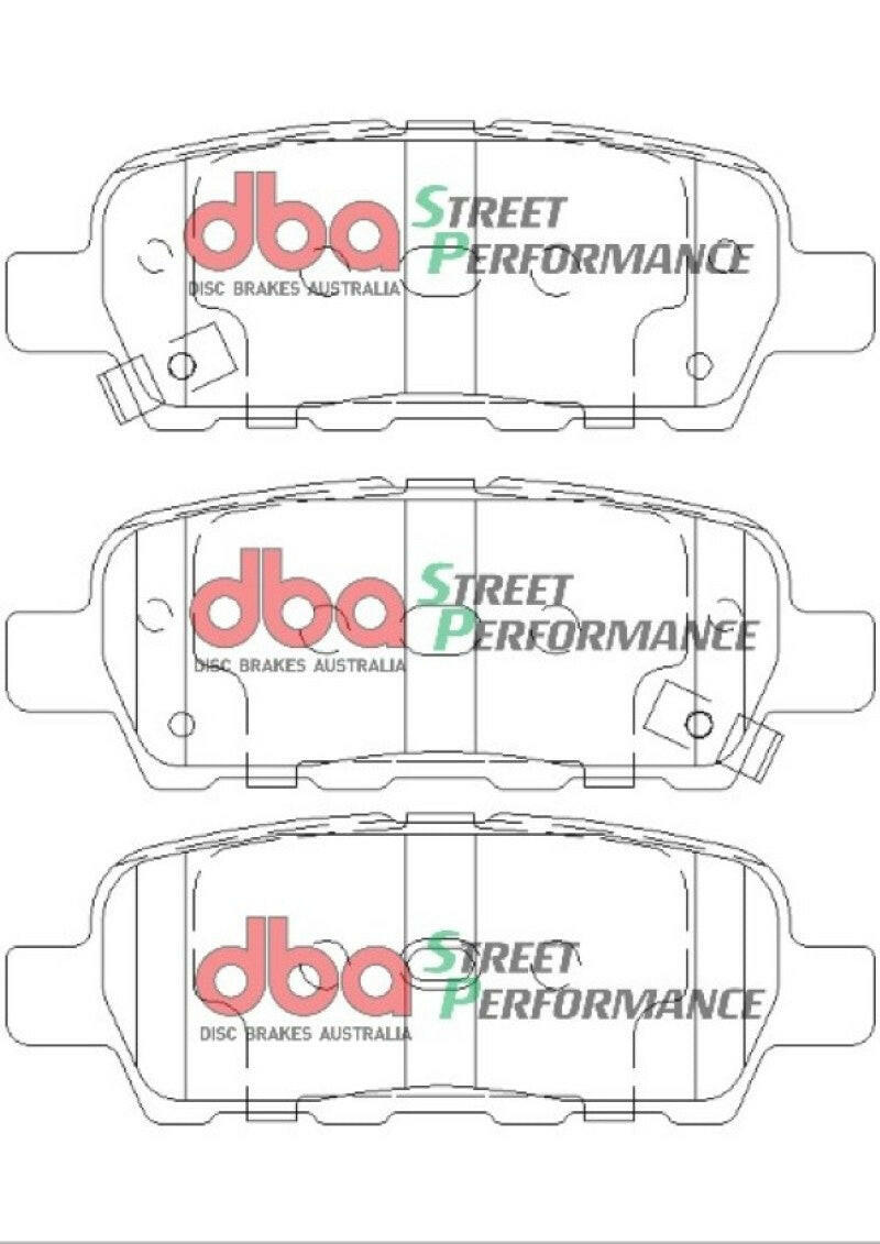 DBA 07-13 Nissan Sentra SP500 Rear Brake Pads Brake Pads - Performance DBA