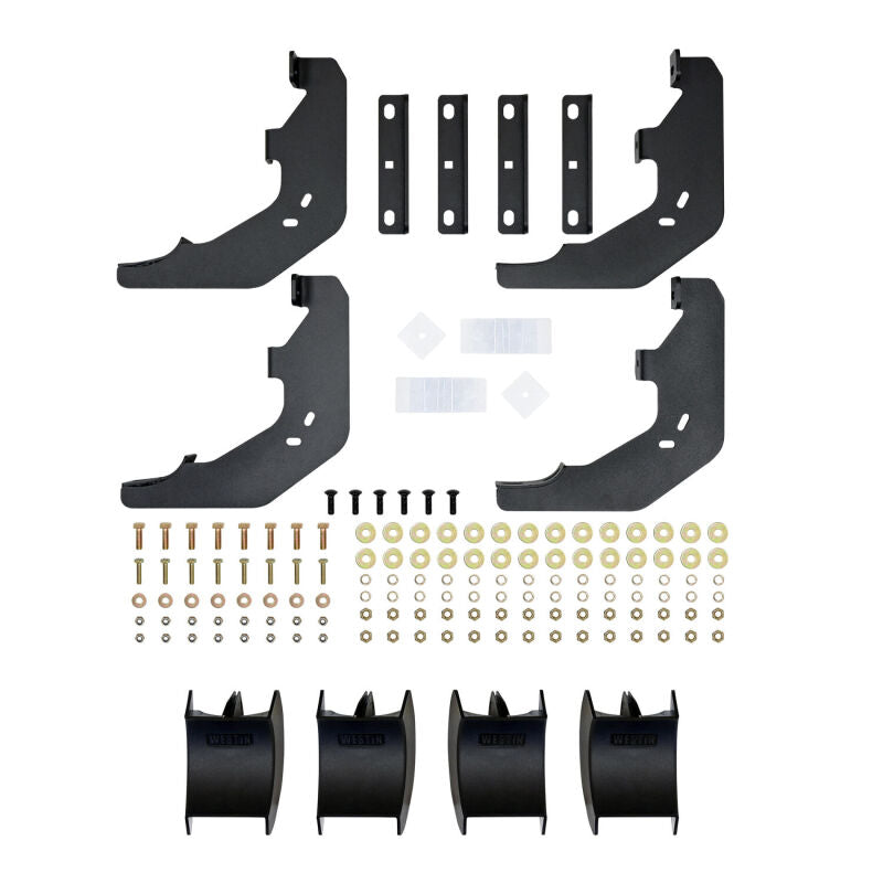 Westin 15-25 Ford F-150 SuperCab / 17-26 Ford F-250/350 SuperCab AT6 Running Boards - Black Running Boards Westin