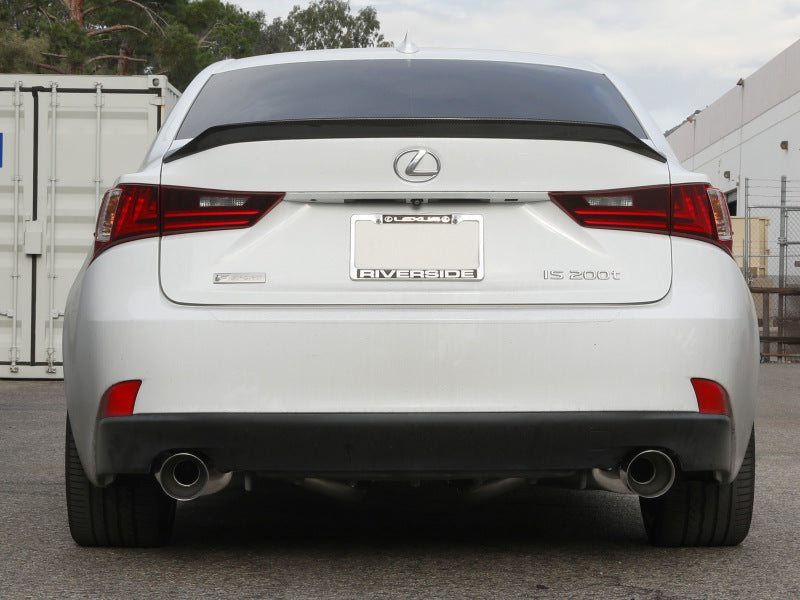 aFe POWER Takeda 16-17 Lexus IS200t L4-2.0L (t) 2.5in-3in 304 SS CB Exhaust w/Polish Tip Catback aFe