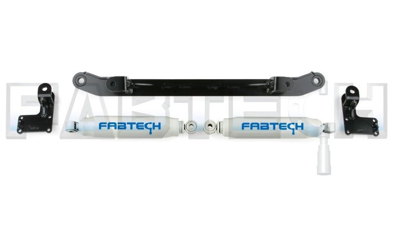 Fabtech 07-18 Jeep JK 4WD Dirt Logic 2.25 Steering Stabilizer - Single Steering Stabilizer Fabtech