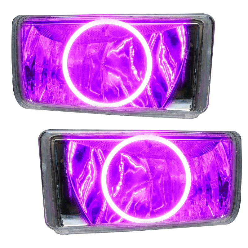 Oracle Lighting 07-15 Chevrolet Silverado re-Assembled LED Halo Fog Lights -Pink Fog Lights ORACLE Lighting