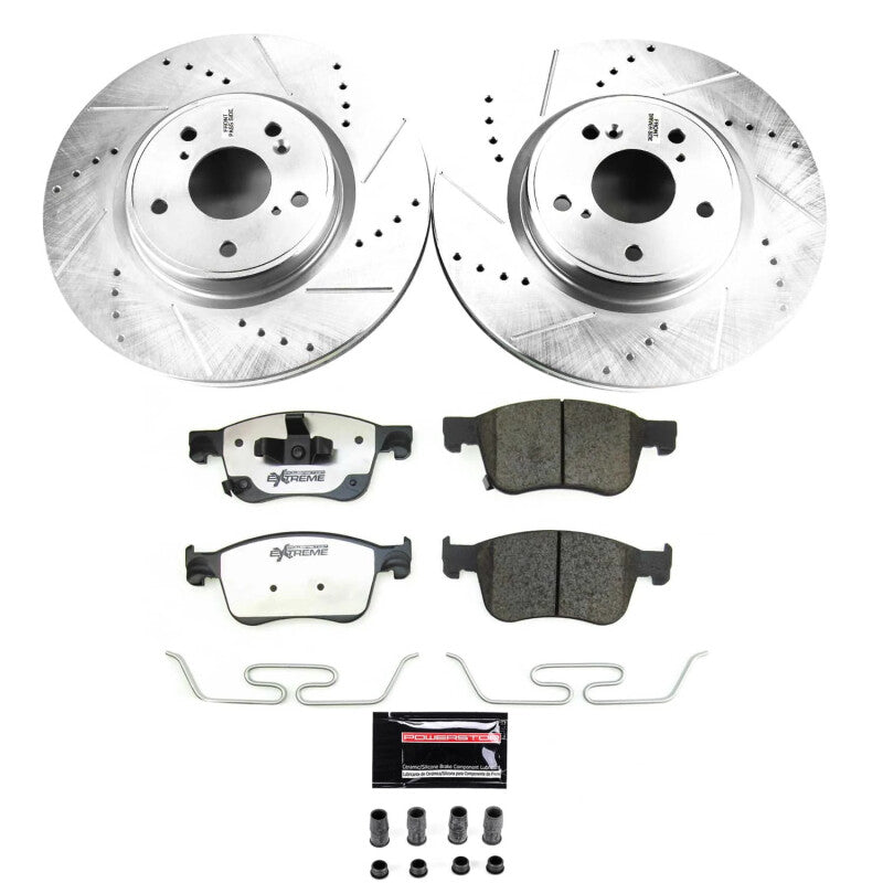 Power Stop 2023 Acura Integra Front Z26 Street Brake Kit Brake Kits - Performance D&S PowerStop