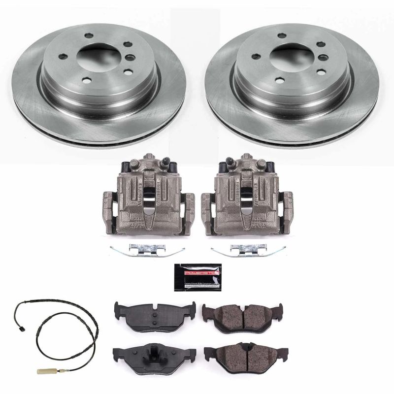 Power Stop 11-13 BMW 328i Rear Autospecialty Brake Kit w/Calipers Brake Kits - OE PowerStop