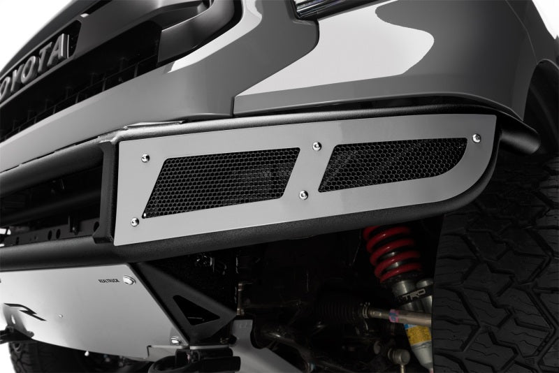 N-Fab M-RDS Front Bumper 14-17 Toyota Tundra - Gloss Black w/Silver Skid Plate Bumpers - Steel N-Fab