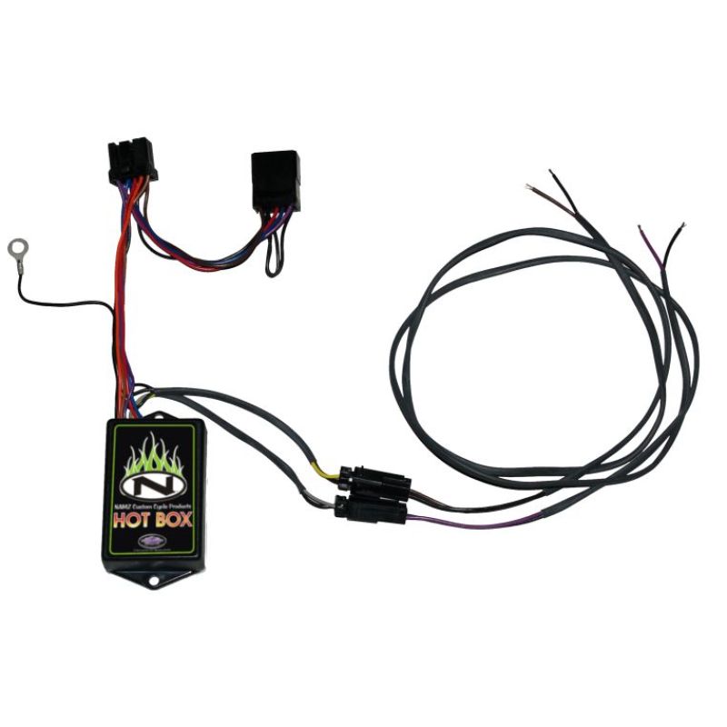 NAMZ 99-03 V-Twin Sportster Plug-N-Play Hot Box Fender Harness w/Saddlebag Pigtails (Run/Brake/Turn) Wiring Harnesses NAMZ