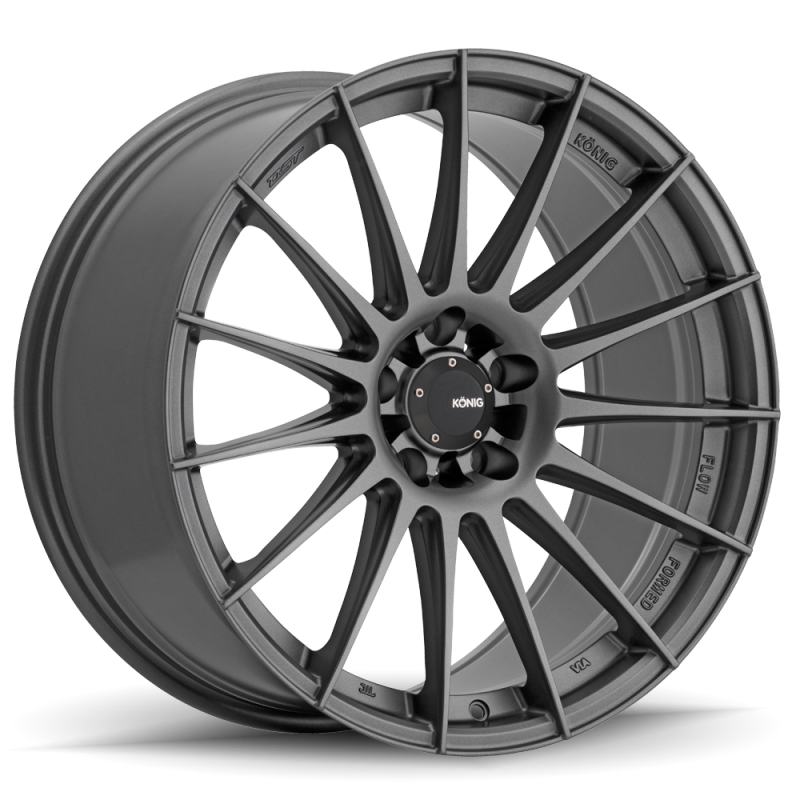 Konig Rennform 18x9 5x112 ET45 Matte Grey Wheels - Cast Konig