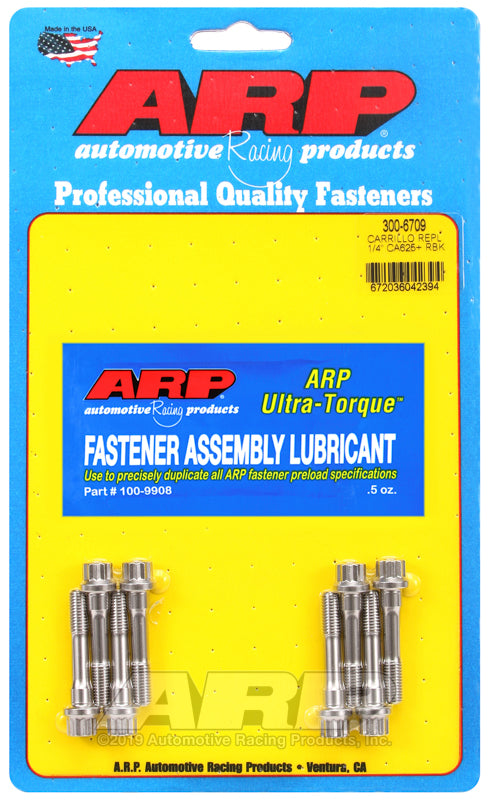 ARP 1/4in Carrillo Replacement CA625+ (Pack of 8) Rod Bolt Kits ARP