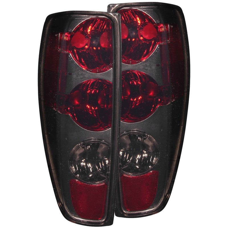 ANZO 2004-2012 Chevrolet Colorado Taillights Red/Smoke Tail Lights ANZO
