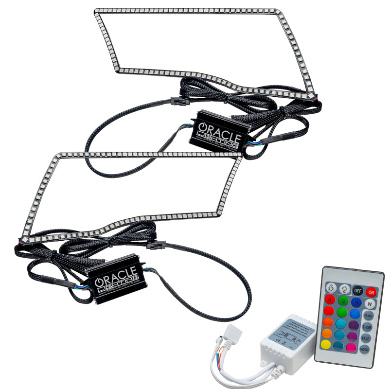 Oracle Dodge Ram Sport 09-18 LED Headlight Halo Kit - ColorSHIFT w/ Simple Controller Headlights ORACLE Lighting