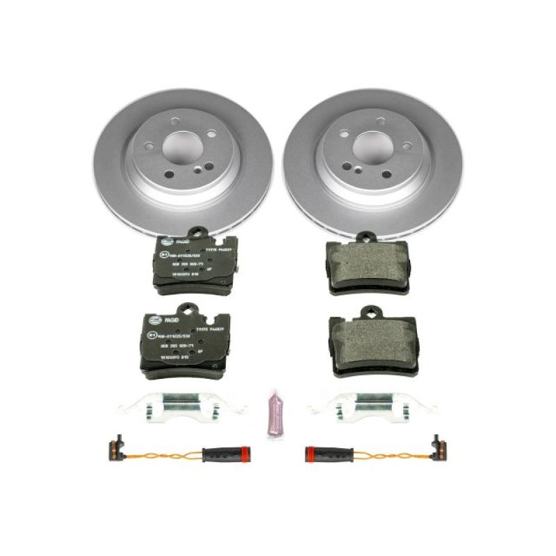 Power Stop 00-02 Mercedes-Benz S430 Rear Euro-Stop Brake Kit Brake Kits - OE PowerStop