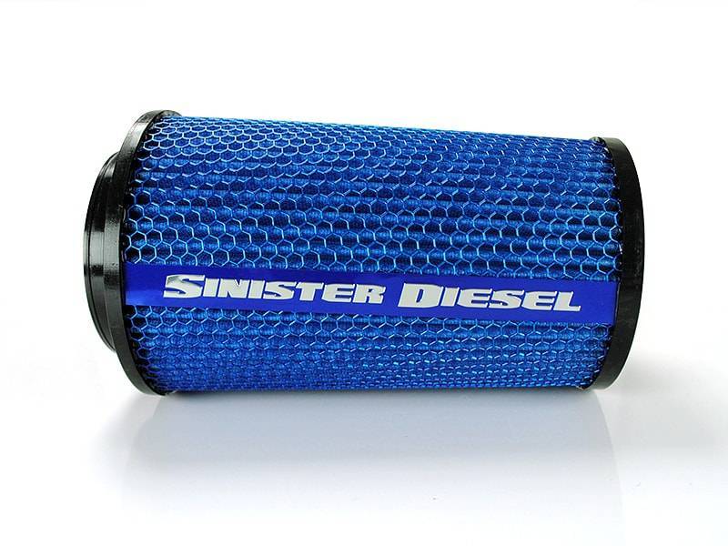 Sinister Diesel 4in ID 10in Tall Replacement Air Filter Cold Air Intakes Sinister Diesel