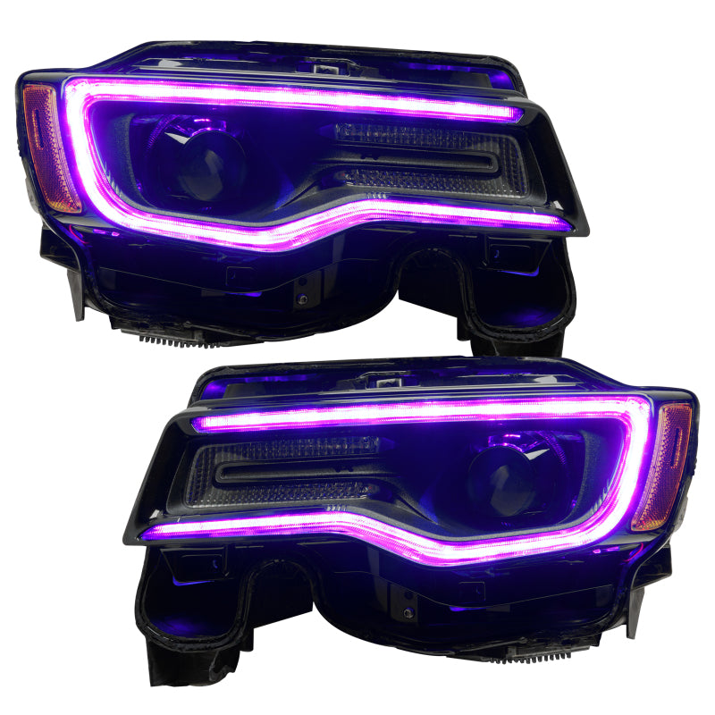 Oracle 1421 Jeep Grand Cherokee Dynamic Headlight DRL Upgrade Kit ColorSHIFT Dynamic Headlights ORACLE Lighting