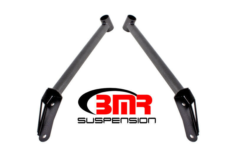 BMR 16-17 6th Gen Camaro Front Of Rear Cradle Brace - Black Hammertone Chassis Bracing BMR Suspension
