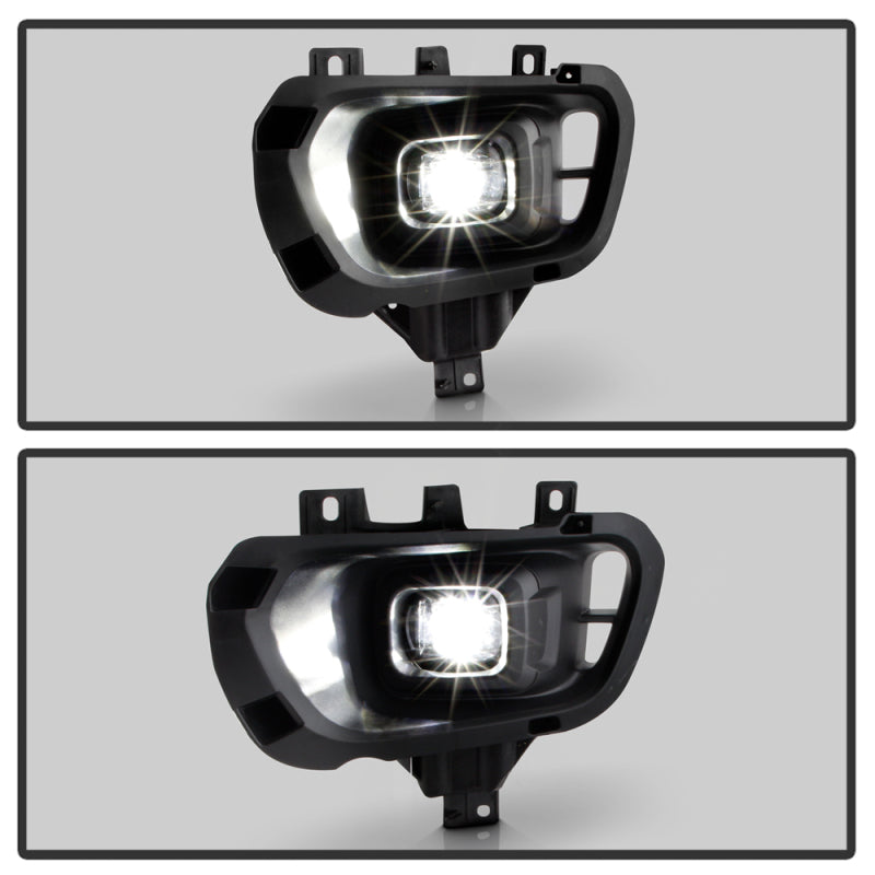 Spyder 19-23 Ford Ranger Full LED OEM Style Fog Lights w/ Switch - Clear (FL-FR19-LED-C) Fog Lights SPYDER