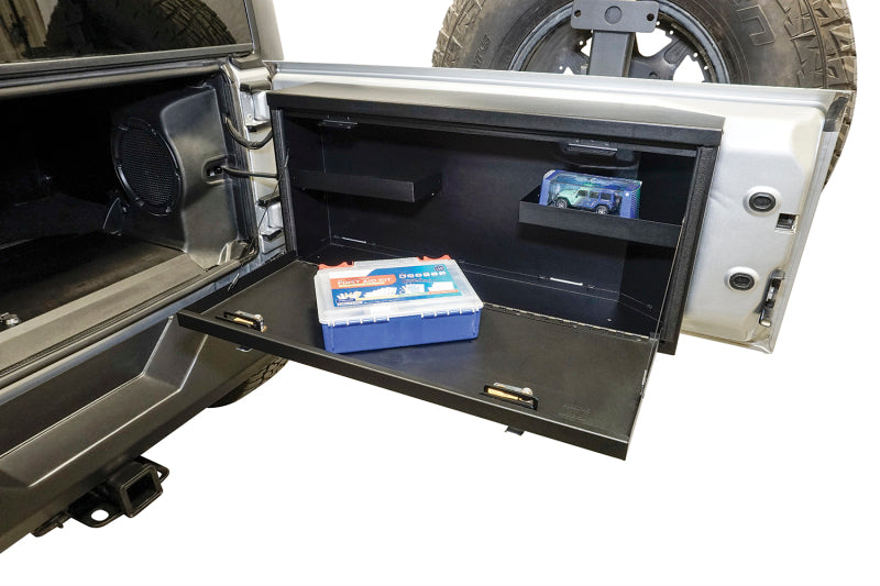 Tuffy Jeep Wrangler Tailgate Lockbox W/Combo Lock Cargo Boxes & Bags Tuffy Products