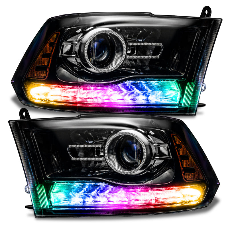 Oracle 13-18 Dodge Ram Dynamic DRL Replacement + Turn Signals - ColorSHIFT - Dynamic Headlights ORACLE Lighting