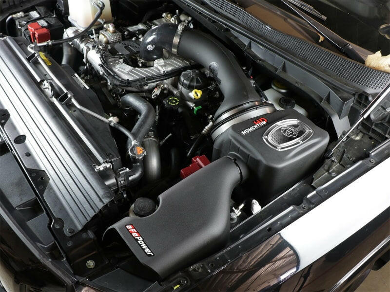 aFe 16-19 Nissan Titan XD V8 5.0L Momentum HD Cold Air Intake System w/ Pro DRY S Media Cold Air Intakes aFe