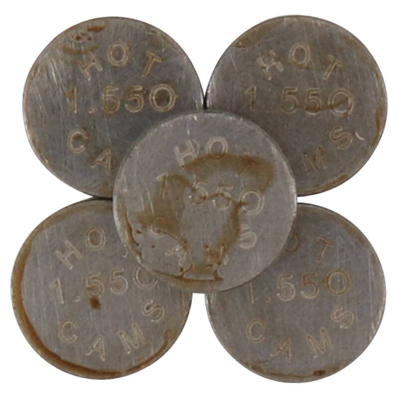 Hot Cams 07-16 CRF 150 R/2016 CRF 150 RB Big Wheel 1.550mm Shim Kit - 5 Pack Valves Hot Cams