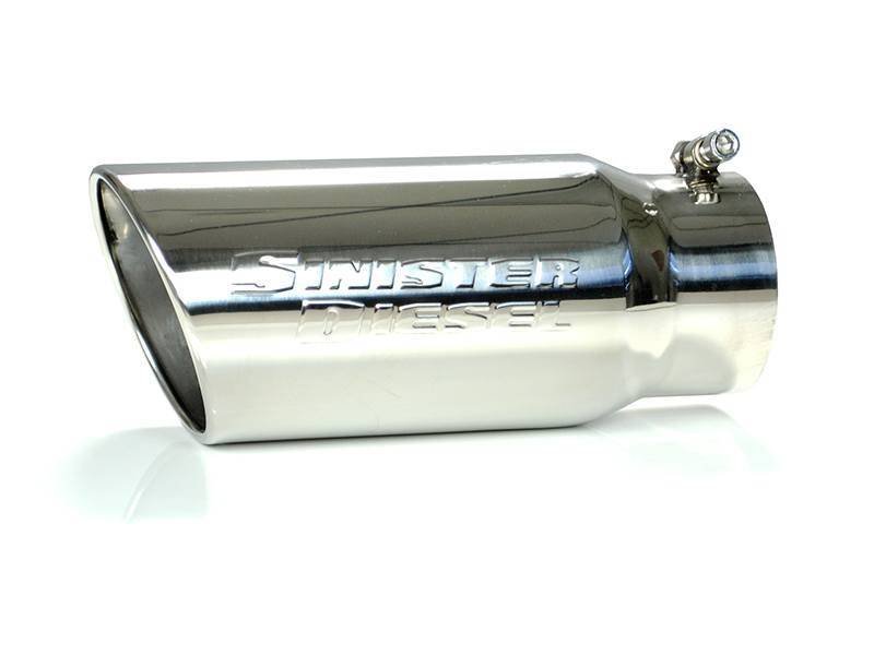 Sinister Diesel Universal Polished 304 Stainless Steel Exhaust Tip (4in to 5in) Tips Sinister Diesel