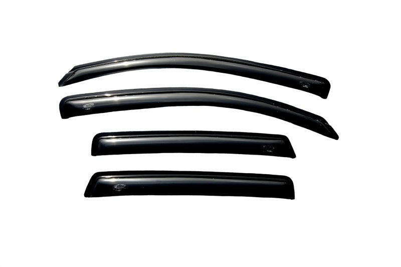 AVS 07-12 Dodge Caliber Ventvisor Outside Mount Window Deflectors 4pc - Smoke Wind Deflectors AVS