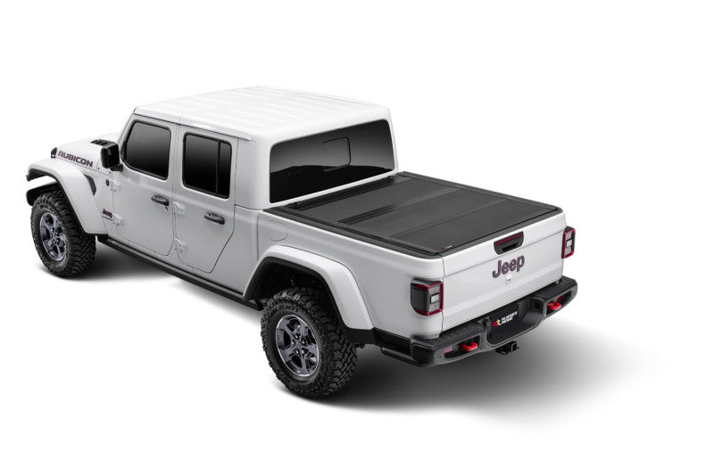Rugged Ridge Armis Hard Folding With LINE-X Bed Cover 2020 JT Tonneau Covers - Hard Fold Rugged Ridge