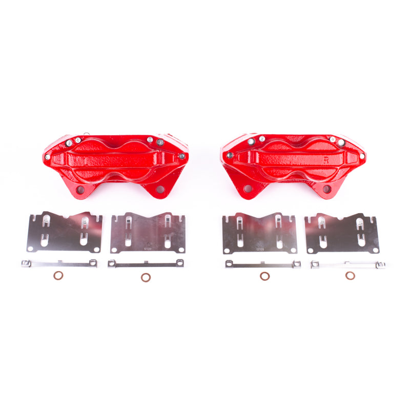 Power Stop 98-02 Lexus LX470 Front Red Calipers w/o Brackets - Pair Brake Calipers - Perf PowerStop