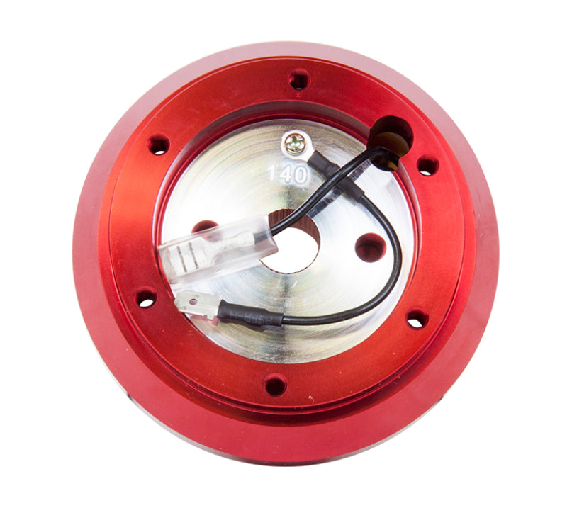 NRG Short Hub Adapter S13 Nissan 240 - Red Steering Wheel Hubs NRG