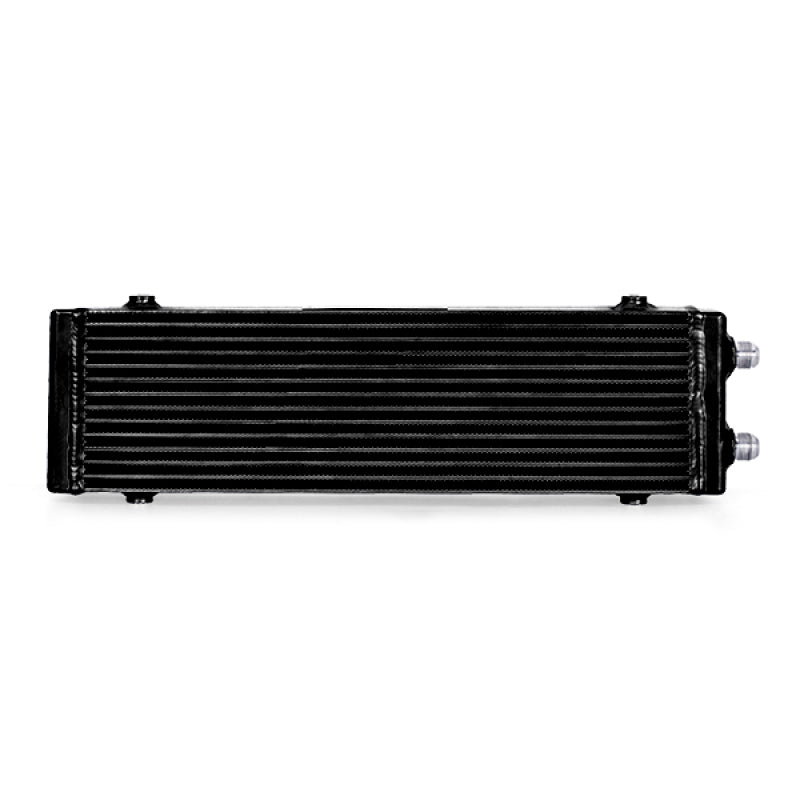 Mishimoto Universal Large Bar and Plate Dual Pass Black Oil Cooler Oil Coolers Mishimoto