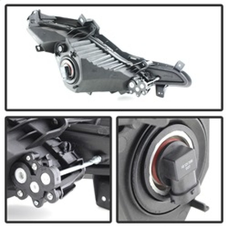 Spyder Hyundai Elantra 2014+ OEM Style Fog Lights W/Switch Clear FL-HYE2014-C Fog Lights SPYDER