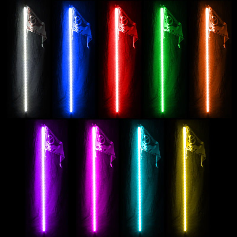 Oracle Off-Road 6ft LED Whip - ColorSHIFT Light Bars & Cubes ORACLE Lighting