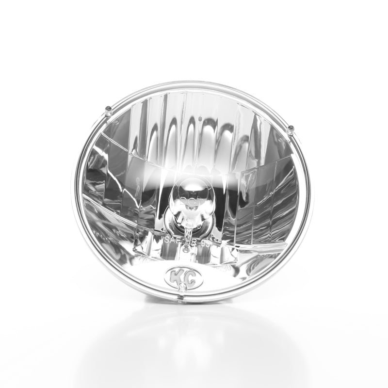 KC HiLiTES Universal/97-06 Jeep TJ 7in. Halogen H4 DOT Headlight 55/60w Lexan (Pair Pack System) Headlights KC HiLiTES